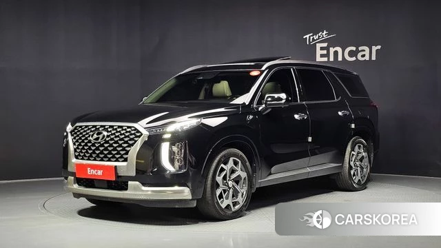 Hyundai Palisade 2021 Черный из Кореи