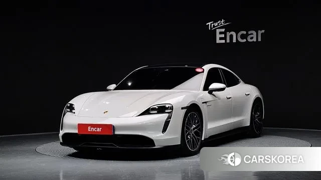 Porsche Taycan 2023 Серебристо-серый из Кореи