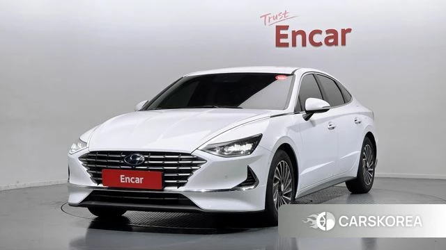 Hyundai Sonata Hybrid (DN8) 2021 Белый из Кореи