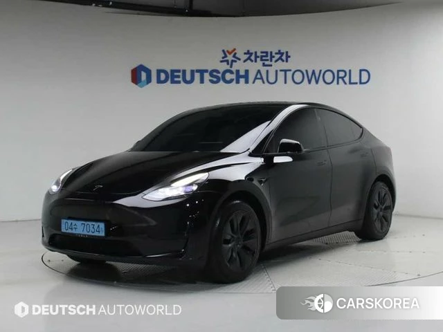 Tesla Model Y 2024 Черный из Кореи