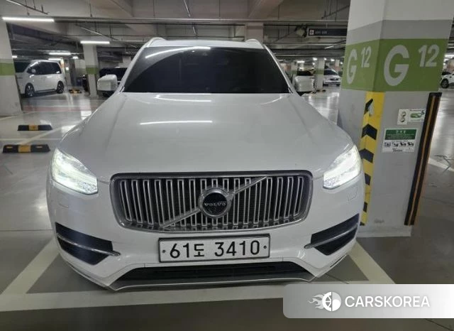 Volvo XC90 second Generation 2018 Белый из Кореи