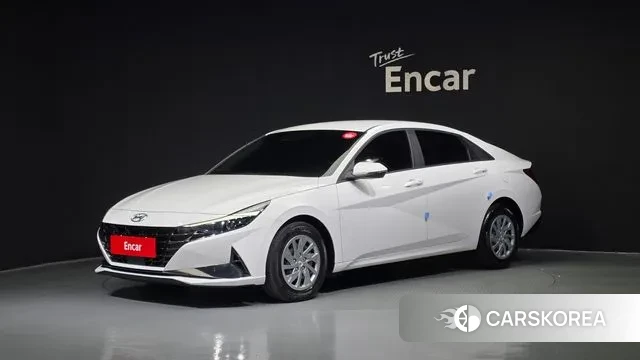 Hyundai Avante (CN7) 2021 Белый из Кореи