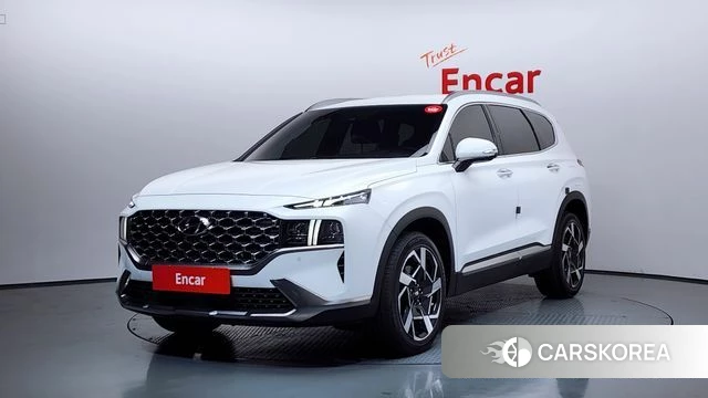 Hyundai The New Santa Fe 2023 Белый из Кореи