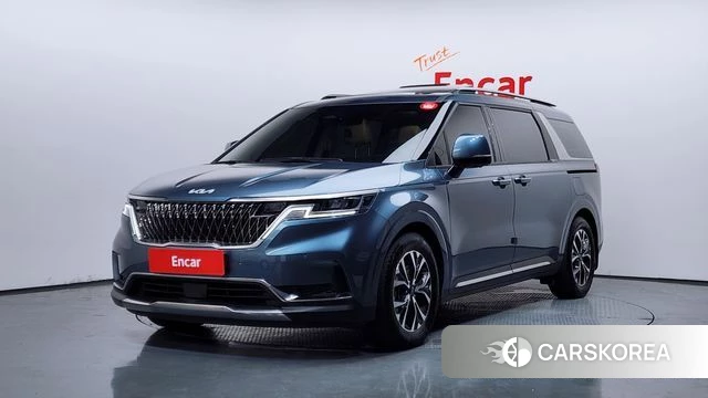 Kia Carnival 4th generation 2023 Небесно-голубой из Кореи