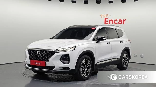 Hyundai Santa Fe TM 2018 Белый из Кореи