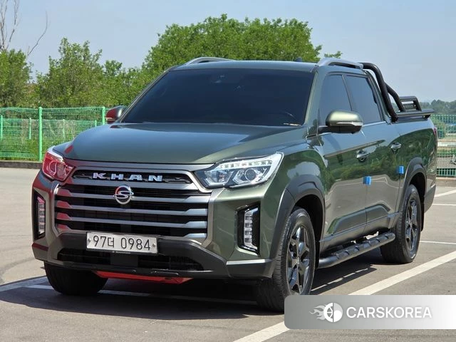 Ssangyong The New Rexton Sports Cannes 2021 Светло-зеленый из Кореи