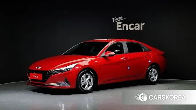 Hyundai Avante (CN7) 2020 Красный из Кореи