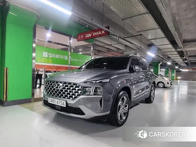 Hyundai The New Santa Fe 2021 Серый из Кореи