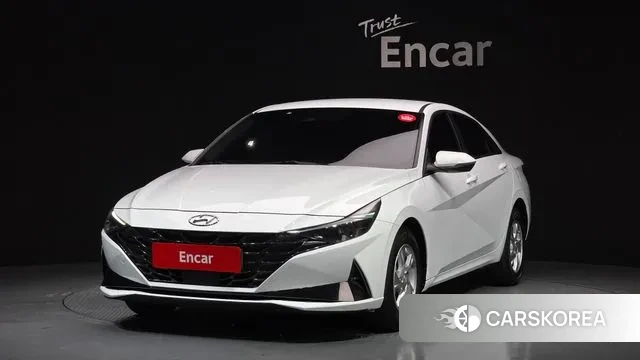 Hyundai Avante (CN7) 2021 Белый из Кореи