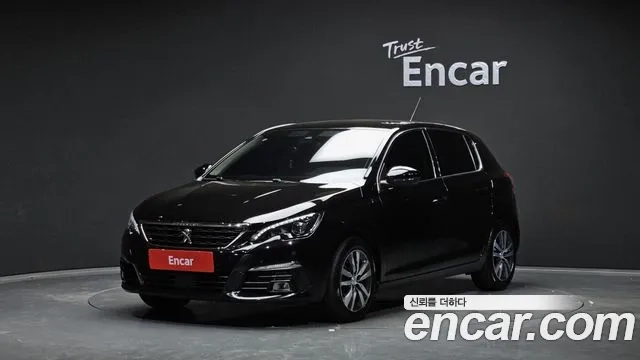 Peugeot 308 second generation 2019 Черный из Кореи