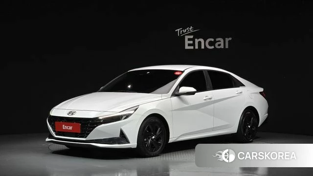 Hyundai Avante (CN7) 2022 Белый из Кореи