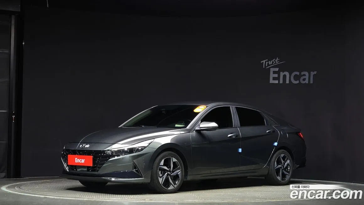 Hyundai Avante Hybrid (CN7) 2022 Серый из Кореи