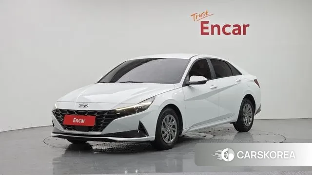 Hyundai Avante (CN7) 2021 Белый из Кореи