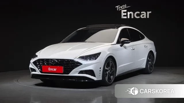 Hyundai Sonata (DN8) 2021 Белый из Кореи