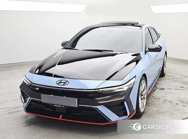 Hyundai The New Avante (CN7) 2023 Небесно-голубой из Кореи
