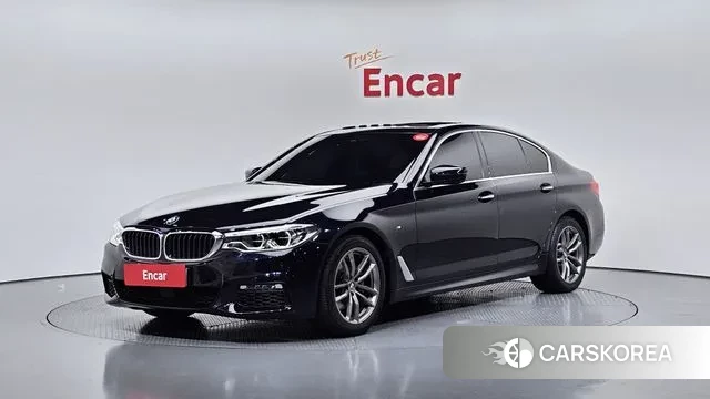 BMW 5 Series (G30) 2018 Синий из Кореи