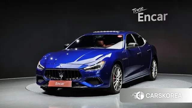 Maserati Ghibli 2018 Синий из Кореи