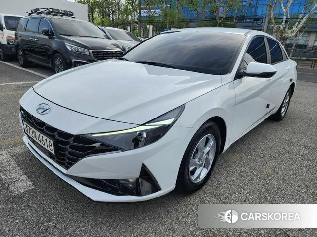 Hyundai Avante (CN7) 2021 Белый из Кореи