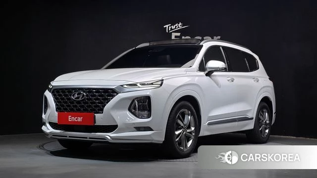Hyundai Santa Fe TM 2019 Белый из Кореи