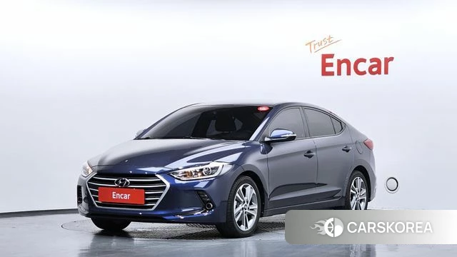 Hyundai Avante AD 2018 Синий из Кореи