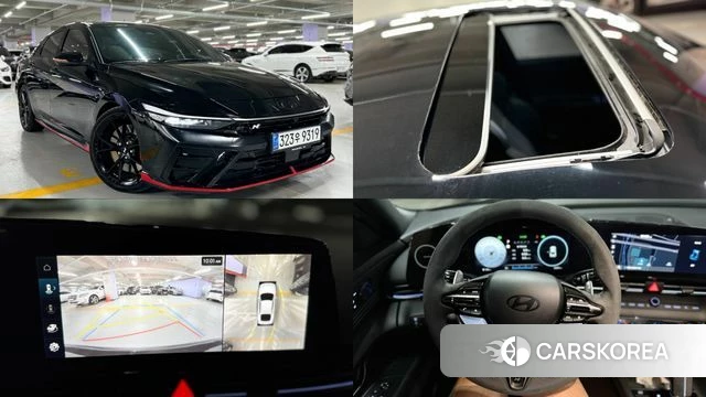 Hyundai The New Avante (CN7) 2023 Черный из Кореи
