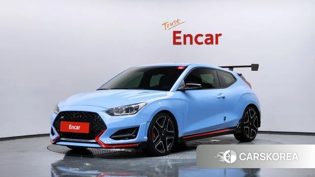 Hyundai Veloster (JS) 2018 Небесно-голубой из Кореи