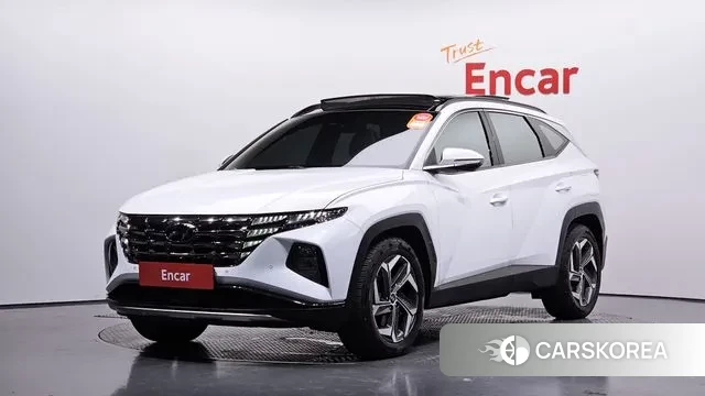 Hyundai Tucson (NX4) 2021 Белый из Кореи