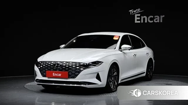 Hyundai The New Grandeur IG Hybrid 2021 Белый из Кореи