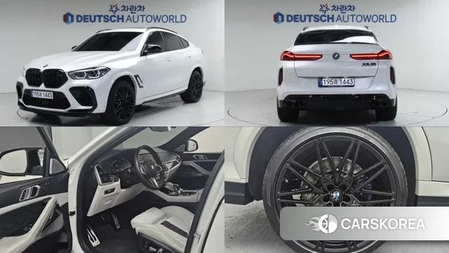 BMW X6M (G06) 2021 Белый из Кореи