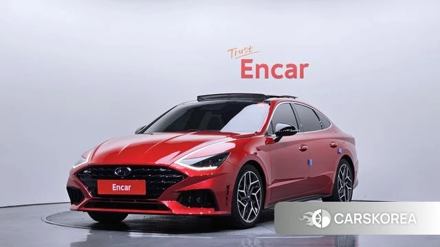 Hyundai Sonata (DN8) 2021 Красный из Кореи