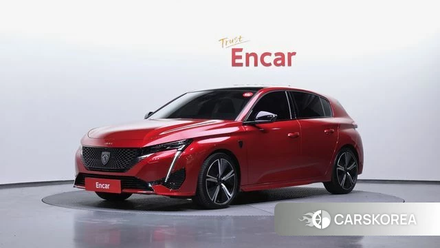 Peugeot 308 Third generation 2025 Красный из Кореи