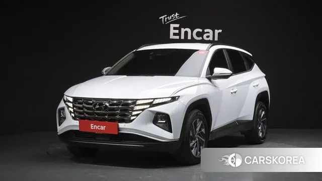 Hyundai Tucson Hybrid (NX4) 2021 Белый из Кореи