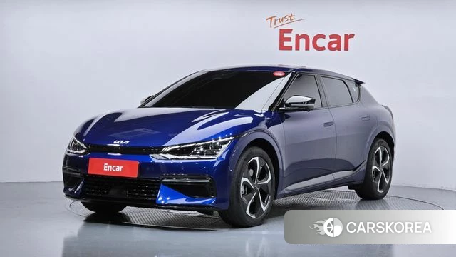 Kia EV6 2022 Синий из Кореи