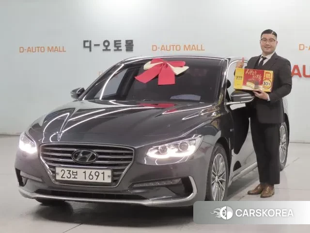 Hyundai Grandeur IG Hybrid 2019 Серый из Кореи