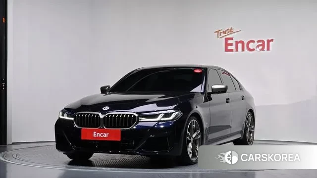 BMW 5 Series (G30) 2022 Черный из Кореи