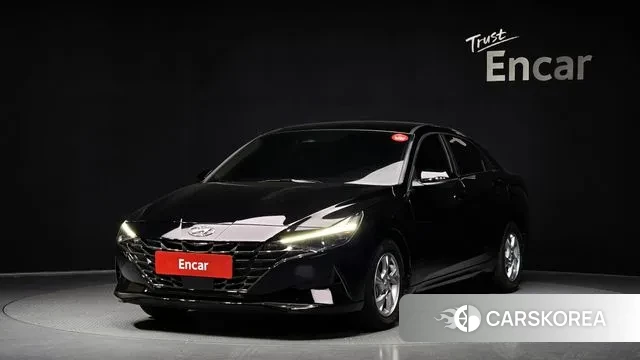 Hyundai Avante (CN7) 2021 Черный из Кореи