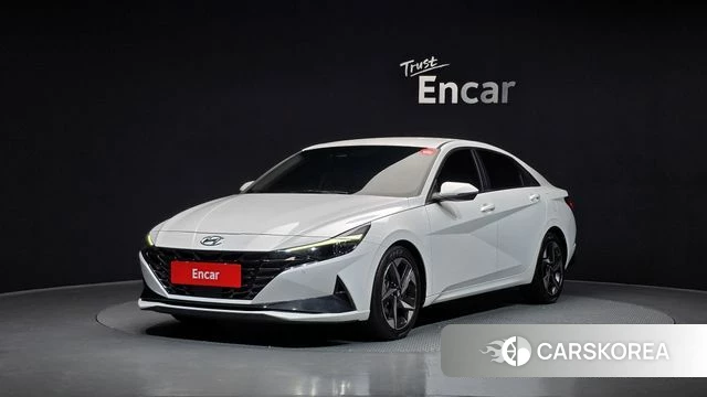 Hyundai Avante (CN7) 2020 Белый из Кореи