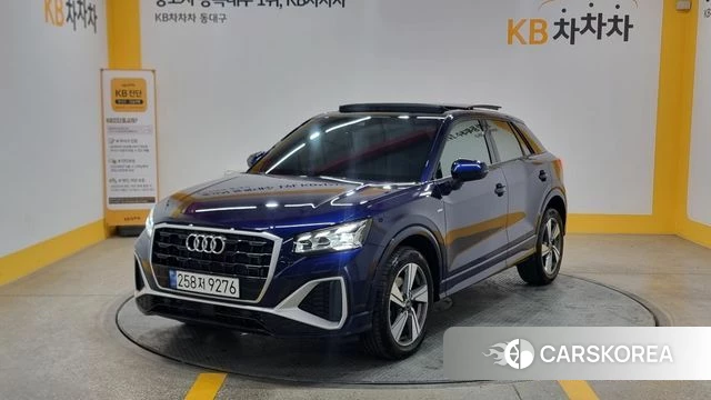 Audi Q2 2023 Синий из Кореи