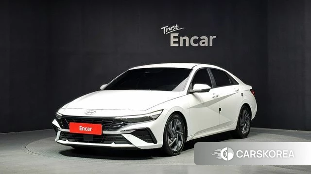 Hyundai The New Avante (CN7) 2023 Белый из Кореи