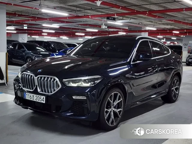 BMW X6 (G06) 2020 Черный из Кореи