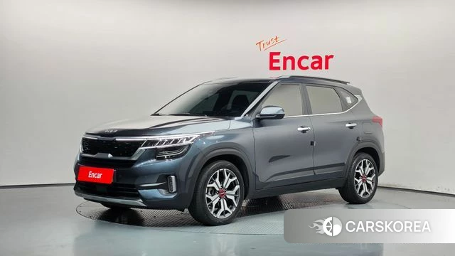 Kia Seltos 2021 Небесно-голубой из Кореи