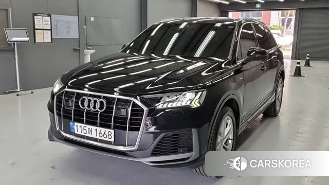 Audi Q7 (4M) 2020 Черный из Кореи