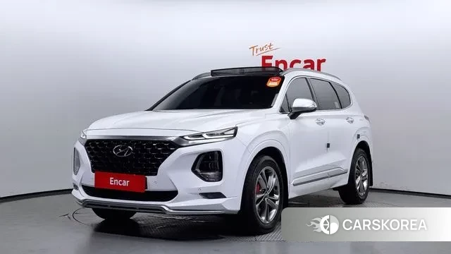 Hyundai Santa Fe TM 2019 Белый из Кореи