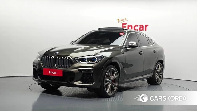 BMW X6 (G06) 2022 Зеленый из Кореи