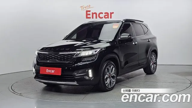 Kia Seltos 2019 Черный из Кореи