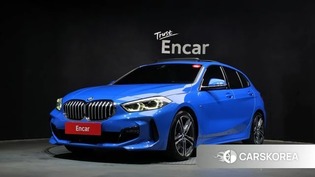 BMW 1 Series (F40) 2022 Синий из Кореи