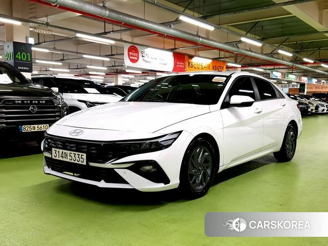 Hyundai The New Avante (CN7) 2023 Черный из Кореи
