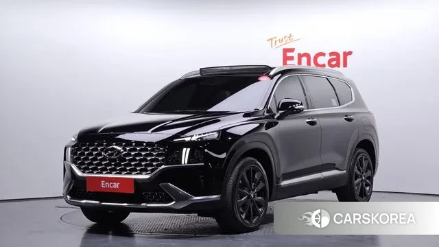 Hyundai The New Santa Fe 2022 Черный из Кореи