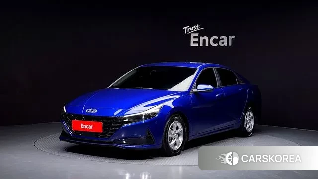 Hyundai Avante (CN7) 2020 Синий из Кореи