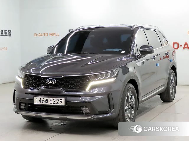Kia Sorento 4th Generation 2021 Серый из Кореи
